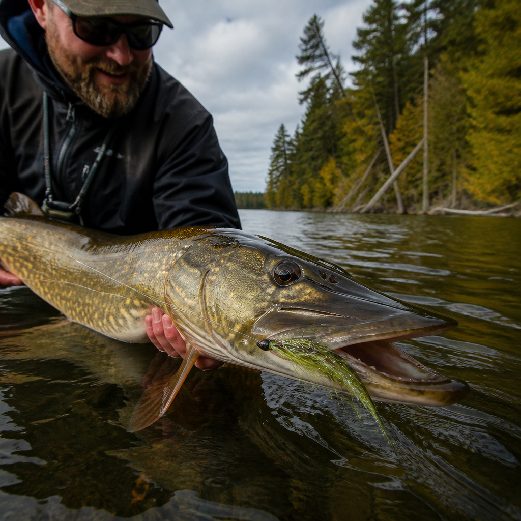 Streamer Fishing for Pike: Strategies and Patterns
